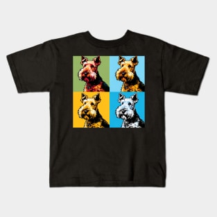 Welsh Terrier Pop Art - Dog Lovers Kids T-Shirt